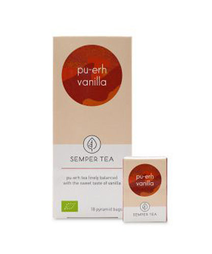 Pu-erh Vainilla ecològic semper tea 18u