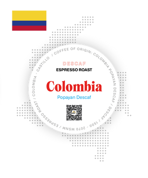 Colombia Popayan Descafeinat - Espresso Roast